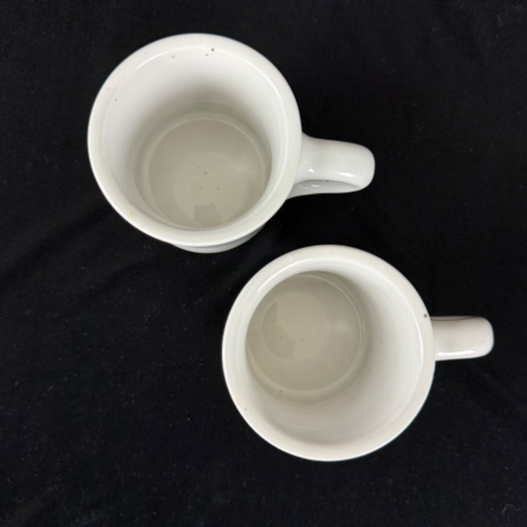 Pair Vintage Galaxy Speckle Ware Coffee Tea Mugs Diner Style Excellent - Picture 5 of 12